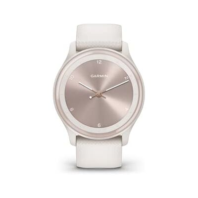 Garmin vívomove Sport Montre connectée à Aiguilles mécaniques et écran Tactile Peach Gold avec Bracelet Ivoire Boîtier 40 mm (Reconditionné) - Publicité Garmin vívomove Sport Montre connectée à Aiguilles mécaniques et écran Tactile Peach Gold avec Bracelet Ivoire Boîtier 40 mm (Reconditionné) - Publicité