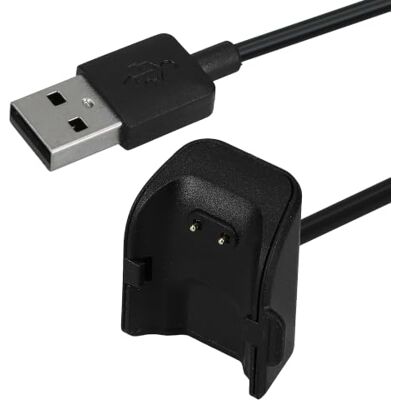kwmobile Câble USB compatible avec Samsung Galaxy Fit 2 câble Câble rechange chargeur fitness tracker montre connectée noir - Publicité kwmobile Câble USB compatible avec Samsung Galaxy Fit 2 câble Câble rechange chargeur fitness tracker montre connectée noir - Publicité