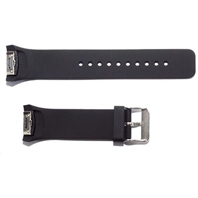 vhbw bracelet L compatible avec Samsung Galaxy Gear S2 SM-R720, SM-R730 Smart Watch montre connectée 12,5cm + 8,5 cm silicone, noir - Publicité vhbw bracelet L compatible avec Samsung Galaxy Gear S2 SM-R720, SM-R730 Smart Watch montre connectée 12,5cm + 8,5 cm silicone, noir - Publicité