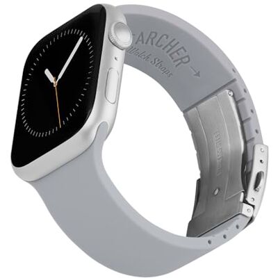 Archer Watch Straps Bracelets en Silicone Ajustables Sur Mesure pour Apple Watch - Publicité Archer Watch Straps Bracelets en Silicone Ajustables Sur Mesure pour Apple Watch - Publicité