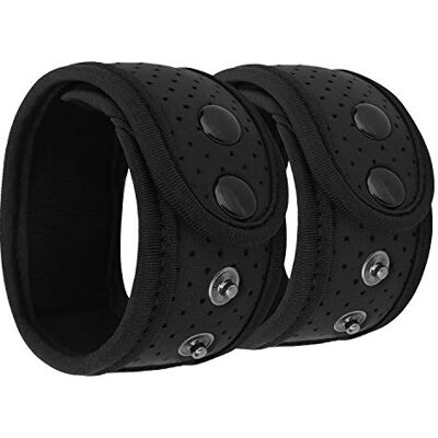 Moko Lot de 2 Brides de Cheville pour Trackers d'activité Fitbit & Garmin Bande de Cheville en Néoprène Ajustable et Anti-transpirant pour Tracker de Fitness avec Poche en Maille, Noir - Publicité Moko Lot de 2 Brides de Cheville pour Trackers d'activité Fitbit & Garmin Bande de Cheville en Néoprène Ajustable et Anti-transpirant pour Tracker de Fitness avec Poche en Maille, Noir - Publicité