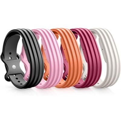 TiMOVO Remplacement Bracelet Compatible avec Google Fitbit Air 5 Pièces - Publicité TiMOVO Remplacement Bracelet Compatible avec Google Fitbit Air 5 Pièces - Publicité