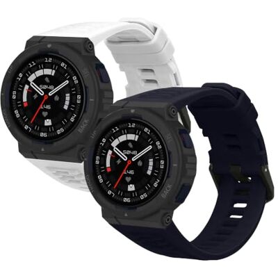 kwmobile Bracelet compatible avec Amazfit Active Edge (A2212) bracelet 2x bracelet de rechange en silicone pour fitness tracker - Publicité kwmobile Bracelet compatible avec Amazfit Active Edge (A2212) bracelet 2x bracelet de rechange en silicone pour fitness tracker - Publicité