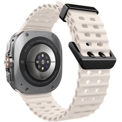 TiMOVO Bracelet en Silicone Compatible avec Samsung Galaxy Watch Ultra 47mm - Publicité TiMOVO Bracelet en Silicone Compatible avec Samsung Galaxy Watch Ultra 47mm - Publicité