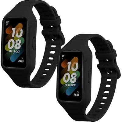 kwmobile Bracelet compatible avec Huawei Band & Honor Band bracelet 2x bracelet de rechange en silicone pour fitness tracker - Publicité kwmobile Bracelet compatible avec Huawei Band & Honor Band bracelet 2x bracelet de rechange en silicone pour fitness tracker - Publicité