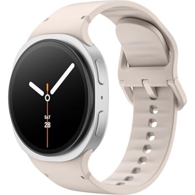 MoKo Bracelet de Sport pour Samsung Galaxy Watch 8 40mm 44mm/Galaxy Watch 8 Classic 46mm, Bracelet de Remplacement en Silicone Souple pour Homme Femme, M/L, Or Étoilé - Publicité MoKo Bracelet de Sport pour Samsung Galaxy Watch 8 40mm 44mm/Galaxy Watch 8 Classic 46mm, Bracelet de Remplacement en Silicone Souple pour Homme Femme, M/L, Or Étoilé - Publicité