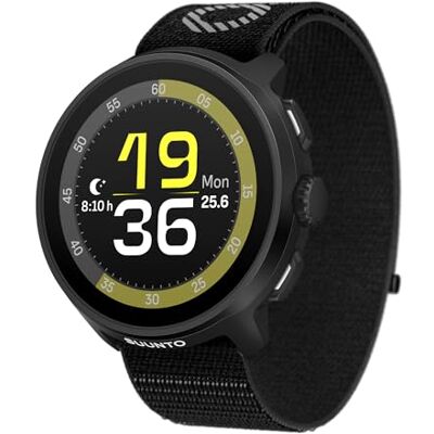 Suunto Run Montre de Course GPS, légère avec 4 Go de Musique Hors Ligne GNSS double bande, autonomie de 12 jours, plus de 34 modes sportifs, suivi de l’activité quotidienne et de la récupération - Publicité Suunto Run Montre de Course GPS, légère avec 4 Go de Musique Hors Ligne GNSS double bande, autonomie de 12 jours, plus de 34 modes sportifs, suivi de l’activité quotidienne et de la récupération - Publicité