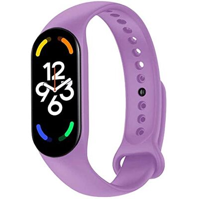 OcioDual Bracelet de Remplacement en Silicone, Lavande, Compatible avec Xiaomi Mi Band 7 6 5, Compatible avec Amazfit Band 5, Bracelet de Remplacement en Caoutchouc Souple et Flexible - Publicité OcioDual Bracelet de Remplacement en Silicone, Lavande, Compatible avec Xiaomi Mi Band 7 6 5, Compatible avec Amazfit Band 5, Bracelet de Remplacement en Caoutchouc Souple et Flexible - Publicité