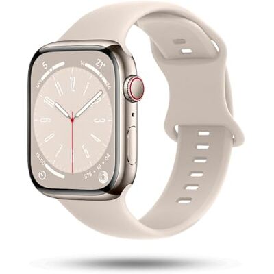 ONEFLOW Bracelet Souple Compatible avec Apple Watch Series Bracelet Sport Plein Air, Bracelet Sport Homme Femme, Bracelets iWatch en Silicone Souple, Bracelet de Rechange en Silicone Flexible, Apple - Publicité ONEFLOW Bracelet Souple Compatible avec Apple Watch Series Bracelet Sport Plein Air, Bracelet Sport Homme Femme, Bracelets iWatch en Silicone Souple, Bracelet de Rechange en Silicone Flexible, Apple - Publicité