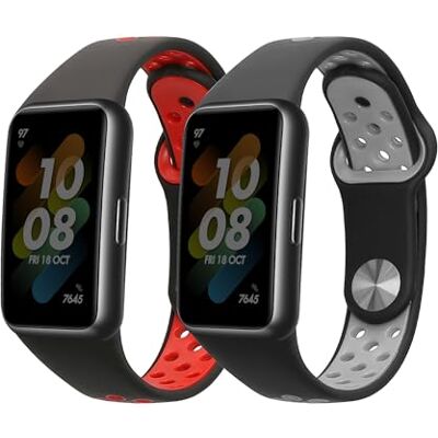 kwmobile Bracelet compatible avec Huawei Band & Honor Band bracelet 2x bracelet de rechange en silicone pour fitness tracker - Publicité kwmobile Bracelet compatible avec Huawei Band & Honor Band bracelet 2x bracelet de rechange en silicone pour fitness tracker - Publicité
