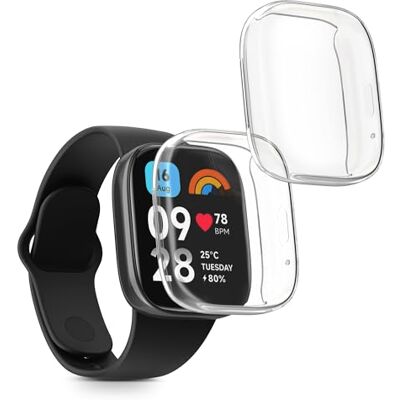 Kwmobile - Redmi Watch 3 Active - Coque de protection d'écran - Publicité Kwmobile - Redmi Watch 3 Active - Coque de protection d'écran - Publicité