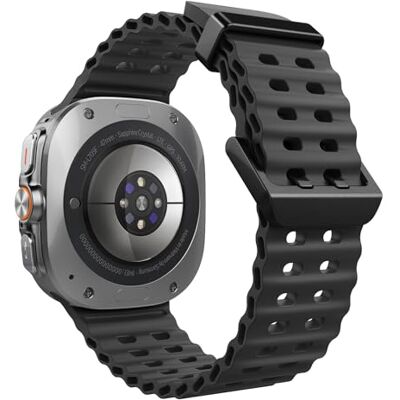 TiMOVO Bracelet en Silicone Compatible avec Samsung Galaxy Watch Ultra 47mm - Publicité TiMOVO Bracelet en Silicone Compatible avec Samsung Galaxy Watch Ultra 47mm - Publicité