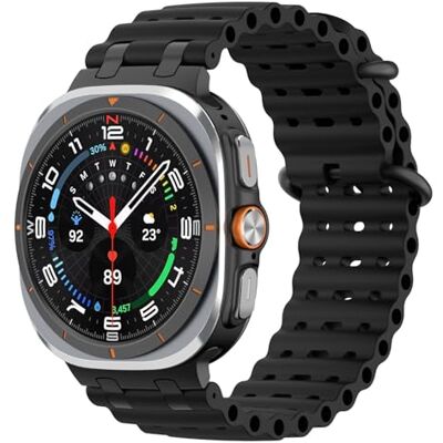 MoKo Bracelet Compatible avec Samsung Galaxy Watch Ultra 2/1 2026/2025/2024 Connecteur Métallique, Bracelet de Sport en Silicone Souple, Perforé et Respirant, Étanche et Résistant à la Transpiration - Publicité MoKo Bracelet Compatible avec Samsung Galaxy Watch Ultra 2/1 2026/2025/2024 Connecteur Métallique, Bracelet de Sport en Silicone Souple, Perforé et Respirant, Étanche et Résistant à la Transpiration - Publicité