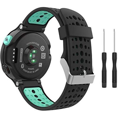 MoKo Bracelet Silicone Compatible avec Garmin Forerunner 235, Sportif - Publicité MoKo Bracelet Silicone Compatible avec Garmin Forerunner 235, Sportif - Publicité
