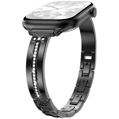 MoKo Bracelet Fin Compatible avec Apple Watch All Series Bracelet Fin en Métal, Bracelet de Bijou Habillé, Femme, pour iWatch Series 12 11 10 9 8 7 6 5 4 3 2 1 SE 3/2/1 Ultra 4/3/2/1 - Publicité MoKo Bracelet Fin Compatible avec Apple Watch All Series Bracelet Fin en Métal, Bracelet de Bijou Habillé, Femme, pour iWatch Series 12 11 10 9 8 7 6 5 4 3 2 1 SE 3/2/1 Ultra 4/3/2/1 - Publicité