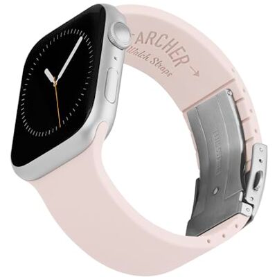 Archer Watch Straps Bracelets en Silicone Ajustables Sur Mesure pour Apple Watch - Publicité Archer Watch Straps Bracelets en Silicone Ajustables Sur Mesure pour Apple Watch - Publicité