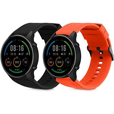 kwmobile Bracelet compatible avec Xiaomi Mi Watch Color Sport / S1 Active bracelet 2x bracelet de rechange en silicone pour fitness tracker - Publicité kwmobile Bracelet compatible avec Xiaomi Mi Watch Color Sport / S1 Active bracelet 2x bracelet de rechange en silicone pour fitness tracker - Publicité