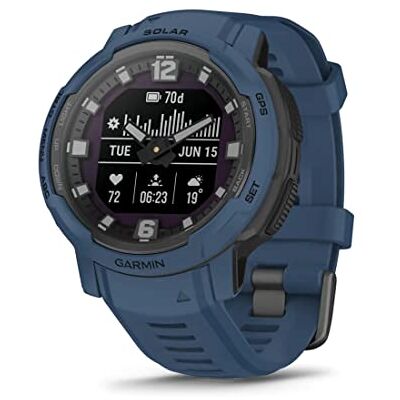 Garmin Instinct Crossover Solar, Tidal Blue, WW - Publicité Garmin Instinct Crossover Solar, Tidal Blue, WW - Publicité