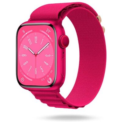 ONEFLOW Active Loop Compatible avec Apple Watch 10 (42mm) Bracelet Nylon Tissu, Textile iWatch Bracelets Femmes Hommes Sport fin doux, Bracelet de sport extérieur de remplacement Watch Band, Magenta - Publicité ONEFLOW Active Loop Compatible avec Apple Watch 10 (42mm) Bracelet Nylon Tissu, Textile iWatch Bracelets Femmes Hommes Sport fin doux, Bracelet de sport extérieur de remplacement Watch Band, Magenta - Publicité