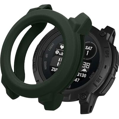 kwmobile Coque compatible avec Garmin Instinct 3 45mm coque Étui cadre écran en silicone pour smartwatch Protection pour montre connectée vert foncé - Publicité kwmobile Coque compatible avec Garmin Instinct 3 45mm coque Étui cadre écran en silicone pour smartwatch Protection pour montre connectée vert foncé - Publicité