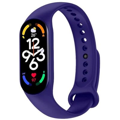 OcioDual Bracelet de Remplacement Silicone Compatible avec Xiaomi Mi Band 6 5 Amazfit Band 5 Bleu Foncé Sangle Bande Anti-Perdu Rechange - Publicité OcioDual Bracelet de Remplacement Silicone Compatible avec Xiaomi Mi Band 6 5 Amazfit Band 5 Bleu Foncé Sangle Bande Anti-Perdu Rechange - Publicité