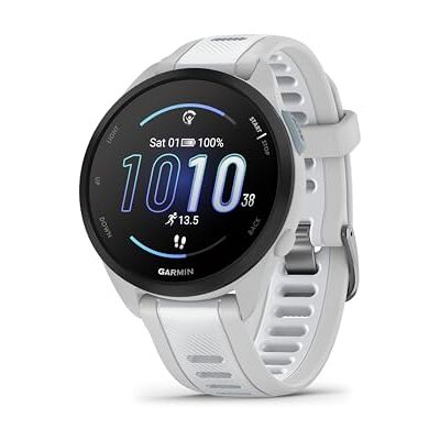 Garmin Forerunner 165, leichte GPS Smartwatch zum Laufen, mit AMOLED Touchscreen, Trainingsempfehlungen, Gesundheitsdaten, smarten Funktionen (Generalüberholt) - Publicité Garmin Forerunner 165, leichte GPS Smartwatch zum Laufen, mit AMOLED Touchscreen, Trainingsempfehlungen, Gesundheitsdaten, smarten Funktionen (Generalüberholt) - Publicité