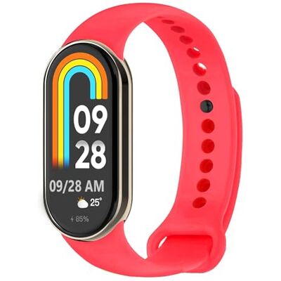 OcioDual Bracelet de Remplacement Compatible avec Xiaomi Mi Band 9 y Mi Band 8, Rose, Bracelet de Remplacement En Silicone, Caoutchouc Souple Et Flexible pour le Sport - Publicité OcioDual Bracelet de Remplacement Compatible avec Xiaomi Mi Band 9 y Mi Band 8, Rose, Bracelet de Remplacement En Silicone, Caoutchouc Souple Et Flexible pour le Sport - Publicité
