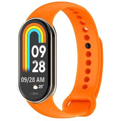 OcioDual Bracelet de Remplacement Compatible avec Xiaomi Mi Band 9 y Mi Band 8, Orange, Bracelet de Remplacement En Silicone, Caoutchouc Souple Et Flexible pour le Sport - Publicité OcioDual Bracelet de Remplacement Compatible avec Xiaomi Mi Band 9 y Mi Band 8, Orange, Bracelet de Remplacement En Silicone, Caoutchouc Souple Et Flexible pour le Sport - Publicité