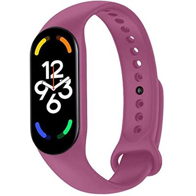 OcioDual Bracelet de Remplacement en Silicone, Violette, Compatible avec Xiaomi Mi Band 7 6 5, Compatible avec Amazfit Band 5, Bracelet de Remplacement en Caoutchouc Souple et Flexible - Publicité OcioDual Bracelet de Remplacement en Silicone, Violette, Compatible avec Xiaomi Mi Band 7 6 5, Compatible avec Amazfit Band 5, Bracelet de Remplacement en Caoutchouc Souple et Flexible - Publicité
