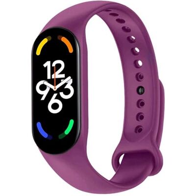 OcioDual Bracelet de Remplacement Silicone Compatible avec Xiaomi Mi Band 6 5 Amazfit Band 5 Violet Sangle Doux Bande Anti-Perdu Rechange - Publicité OcioDual Bracelet de Remplacement Silicone Compatible avec Xiaomi Mi Band 6 5 Amazfit Band 5 Violet Sangle Doux Bande Anti-Perdu Rechange - Publicité