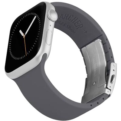 Archer Watch Straps Bracelets en Silicone Ajustables Sur Mesure pour Apple Watch - Publicité Archer Watch Straps Bracelets en Silicone Ajustables Sur Mesure pour Apple Watch - Publicité