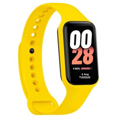 OcioDual Bracelet de Remplacement compatible avec Xiaomi Smart Band 8 Active/Redmi Smart Band 2, Couleur Jaune, Bracelet de Remplacement en Silicone Caoutchouc Souple et Respirant pour le Sport - Publicité OcioDual Bracelet de Remplacement compatible avec Xiaomi Smart Band 8 Active/Redmi Smart Band 2, Couleur Jaune, Bracelet de Remplacement en Silicone Caoutchouc Souple et Respirant pour le Sport - Publicité