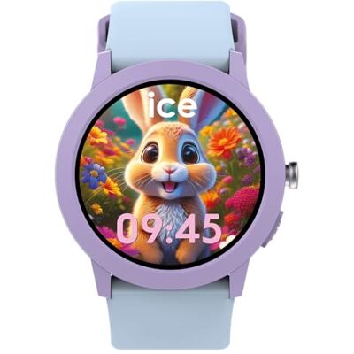 WATCH Ice Smart Junior RD Find My Purple Soft Blue Montre connectée géolocalisable Violette avec Bracelet en Silicone (39mm) Compatible Find My, sans abonnement et sans Carte SIM - Publicité WATCH Ice Smart Junior RD Find My Purple Soft Blue Montre connectée géolocalisable Violette avec Bracelet en Silicone (39mm) Compatible Find My, sans abonnement et sans Carte SIM - Publicité