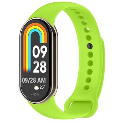 OcioDual Bracelet de Remplacement Compatible avec Xiaomi Mi Band 9 y Mi Band 8, Vert Citron, Bracelet de Remplacement En Silicone, Caoutchouc Souple Et Flexible pour le Sport - Publicité OcioDual Bracelet de Remplacement Compatible avec Xiaomi Mi Band 9 y Mi Band 8, Vert Citron, Bracelet de Remplacement En Silicone, Caoutchouc Souple Et Flexible pour le Sport - Publicité