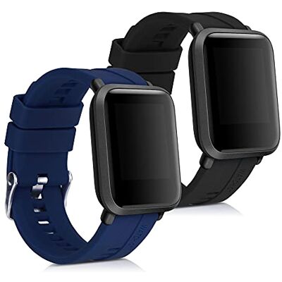 kwmobile Bracelet compatible avec Huami Amazfit Bip/Bip Lite bracelet 2x bracelet de rechange en silicone pour fitness tracker - Publicité kwmobile Bracelet compatible avec Huami Amazfit Bip/Bip Lite bracelet 2x bracelet de rechange en silicone pour fitness tracker - Publicité