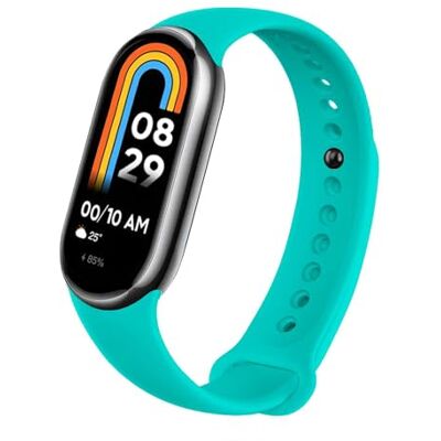OcioDual Bracelet de Remplacement pour Xiaomi Mi Band 9 y Mi Band 8, Couleur Turquoise, Bracelet de Remplacement en Silicone, Crochet métal, Sport flexible - Publicité OcioDual Bracelet de Remplacement pour Xiaomi Mi Band 9 y Mi Band 8, Couleur Turquoise, Bracelet de Remplacement en Silicone, Crochet métal, Sport flexible - Publicité