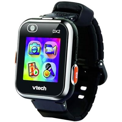 VTech Kidizoom Smartwatch DX2 Noir, Montre Interactive pour Enfants avec Double Appareil Photo, écran Tactile Couleur, Montre connectée avec capteur de Mouvement, résistante aux Chocs, Langue - Publicité VTech Kidizoom Smartwatch DX2 Noir, Montre Interactive pour Enfants avec Double Appareil Photo, écran Tactile Couleur, Montre connectée avec capteur de Mouvement, résistante aux Chocs, Langue - Publicité