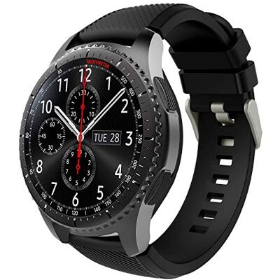 TiMOVO Bracelet Compatible avec Samsung Gear S3/Galaxy Watch 3 45 46mm - Publicité TiMOVO Bracelet Compatible avec Samsung Gear S3/Galaxy Watch 3 45 46mm - Publicité