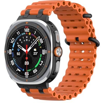 MoKo Bracelet Compatible avec Samsung Galaxy Watch Ultra 2/1 2026/2025/2024 Connecteur Métallique, Bracelet de Sport en Silicone Souple, Perforé et Respirant, Étanche et Résistant à la Transpiration - Publicité MoKo Bracelet Compatible avec Samsung Galaxy Watch Ultra 2/1 2026/2025/2024 Connecteur Métallique, Bracelet de Sport en Silicone Souple, Perforé et Respirant, Étanche et Résistant à la Transpiration - Publicité