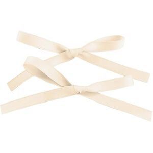 Lot de 2 pinces à cheveux pour femme avec nœud papillon et queue longue Pinces à cheveux solides pour fille Accessoires pour cheveux longs Barrettes à cheveux avec nœud AmB575 (beige, taille - Publicité