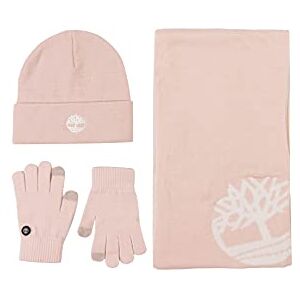 Timberland Bonnet pour femme Doppelschichtiger Schal, Mütze und Handschuh, Rose camée, taille unique - Publicité Timberland Bonnet pour femme Doppelschichtiger Schal, Mütze und Handschuh, Rose camée, taille unique - Publicité