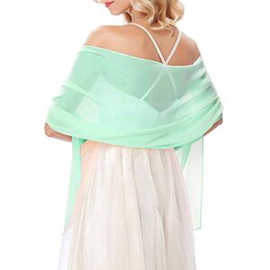 Mescara Femme Étole Châle Écharpe en Soie Wrap Foulard Pashmina pour Mariage Soirée Cérémonies Fêtes 180cm*70cm (vert) - Publicité Mescara Femme Étole Châle Écharpe en Soie Wrap Foulard Pashmina pour Mariage Soirée Cérémonies Fêtes 180cm*70cm (vert) - Publicité