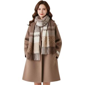 Astralong Châle Wrap pour Femmes, Écharpe à Carreaux en Cachemire Imitation, Echarpe d'Hiver Élégant Long Doux Chaude, Tassel Shawl pour Mariage Party Soiree - Publicité Astralong Châle Wrap pour Femmes, Écharpe à Carreaux en Cachemire Imitation, Echarpe d'Hiver Élégant Long Doux Chaude, Tassel Shawl pour Mariage Party Soiree - Publicité