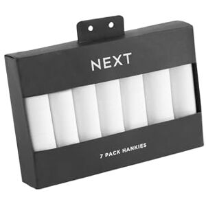 next Homme Lot de sept mouchoirs blancs Blanc One Size - Publicité next Homme Lot de sept mouchoirs blancs Blanc One Size - Publicité