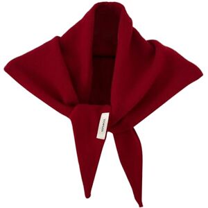 Licsaliwe Écharpe triangulaire en cachemire, écharpe triangulaire en mélange de laine tricotée pour femmes, châle et bandana légers, rouge - Publicité Licsaliwe Écharpe triangulaire en cachemire, écharpe triangulaire en mélange de laine tricotée pour femmes, châle et bandana légers, rouge - Publicité