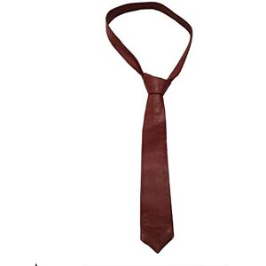 LSM Cravate en cuir bordeaux de qualité, bordeaux, Classic Tie - Publicité LSM Cravate en cuir bordeaux de qualité, bordeaux, Classic Tie - Publicité
