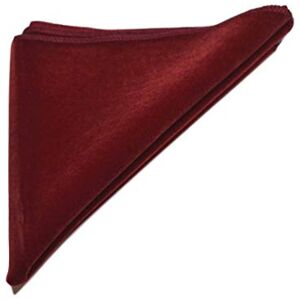 King & Priory Rouge Bordeaux Velour Poche Carré, Mouchoir - Publicité King & Priory Rouge Bordeaux Velour Poche Carré, Mouchoir - Publicité