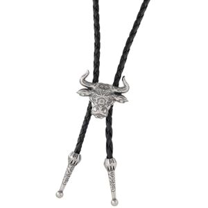 Limtula Cravate Tressée Unisexe De Berger Avec Pendentif En Métal Réglable Et Sangle En PU Flexible Cravate Bola Réglable De Cowboy - Publicité Limtula Cravate Tressée Unisexe De Berger Avec Pendentif En Métal Réglable Et Sangle En PU Flexible Cravate Bola Réglable De Cowboy - Publicité