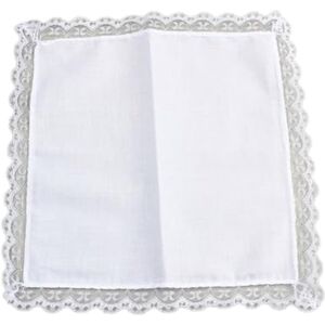 ZEPFJHE Mouchoir portable en coton avec bordure en dentelle pour homme et femme Blanc, blanc, Comme décrit - Publicité ZEPFJHE Mouchoir portable en coton avec bordure en dentelle pour homme et femme Blanc, blanc, Comme décrit - Publicité