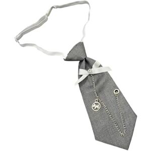 Thewasc Cravate élégante en polyester pour hommes, femmes et enfants, design doux et léger, convient pour les affaires, les événements décontractés, cravate respirante, gris, taille unique - Publicité Thewasc Cravate élégante en polyester pour hommes, femmes et enfants, design doux et léger, convient pour les affaires, les événements décontractés, cravate respirante, gris, taille unique - Publicité